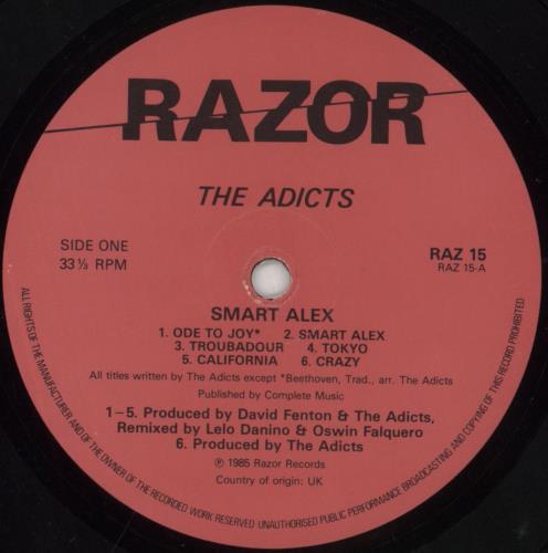 The Adicts Smart Alex UK vinyl LP album (LP record) (853275)